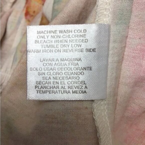 Jane Ashley Woman Flutter Sleeve Square Neck Tunic, Multicolor, size 2X - Picture 8 of 8